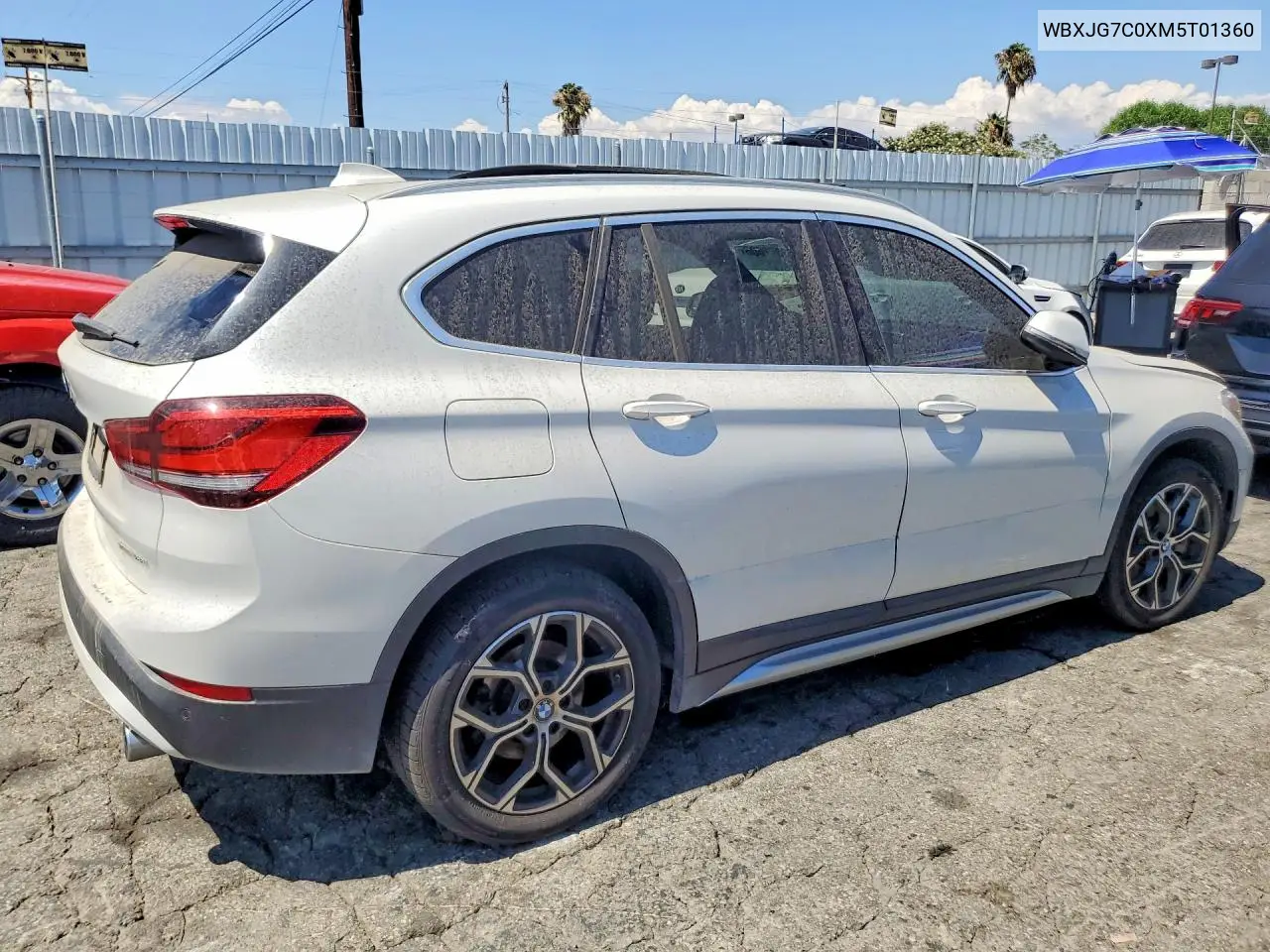 2021 BMW X1 Sdrive28I VIN: WBXJG7C0XM5T01360 Lot: 60892606