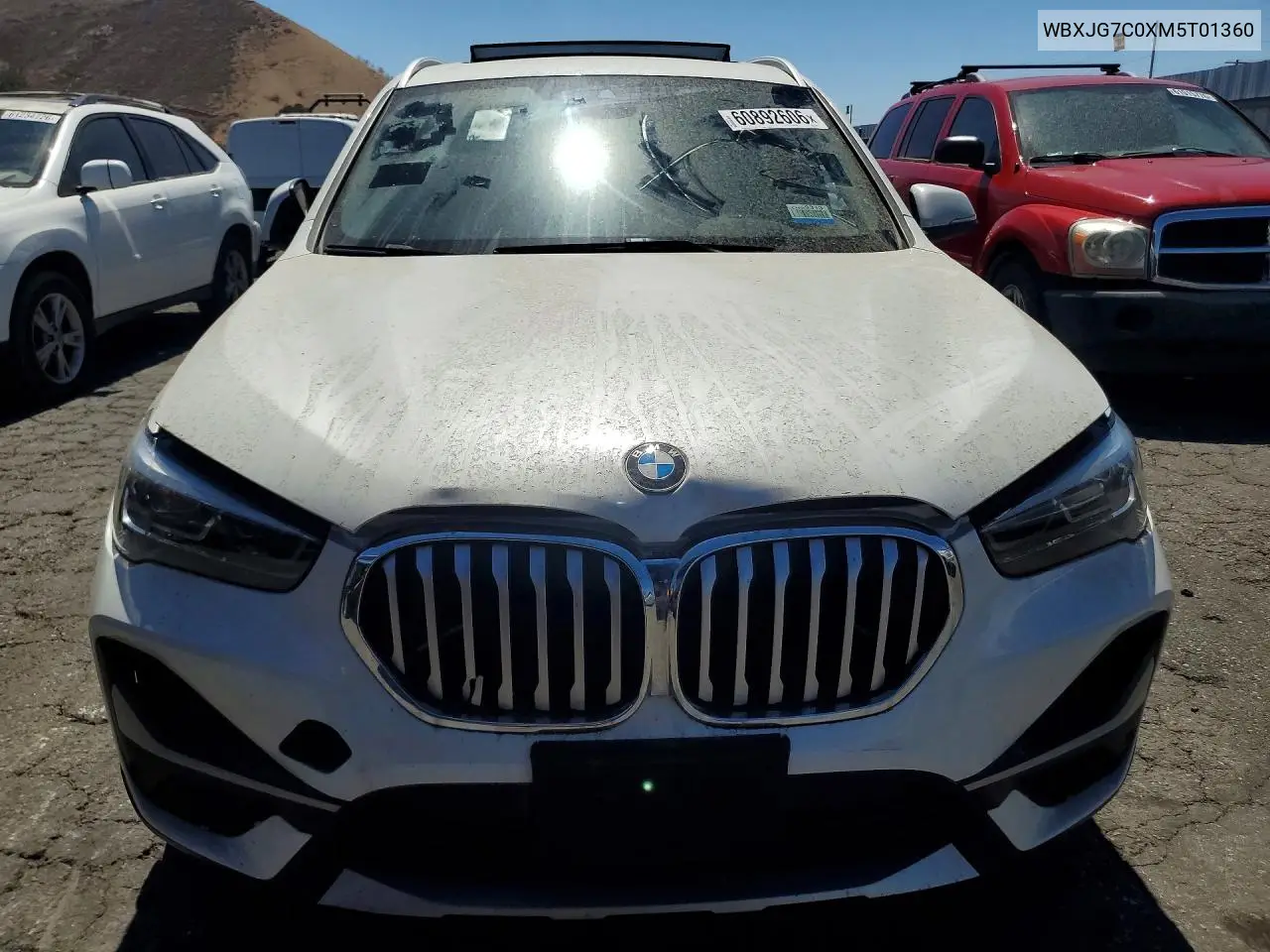 2021 BMW X1 Sdrive28I VIN: WBXJG7C0XM5T01360 Lot: 60892606