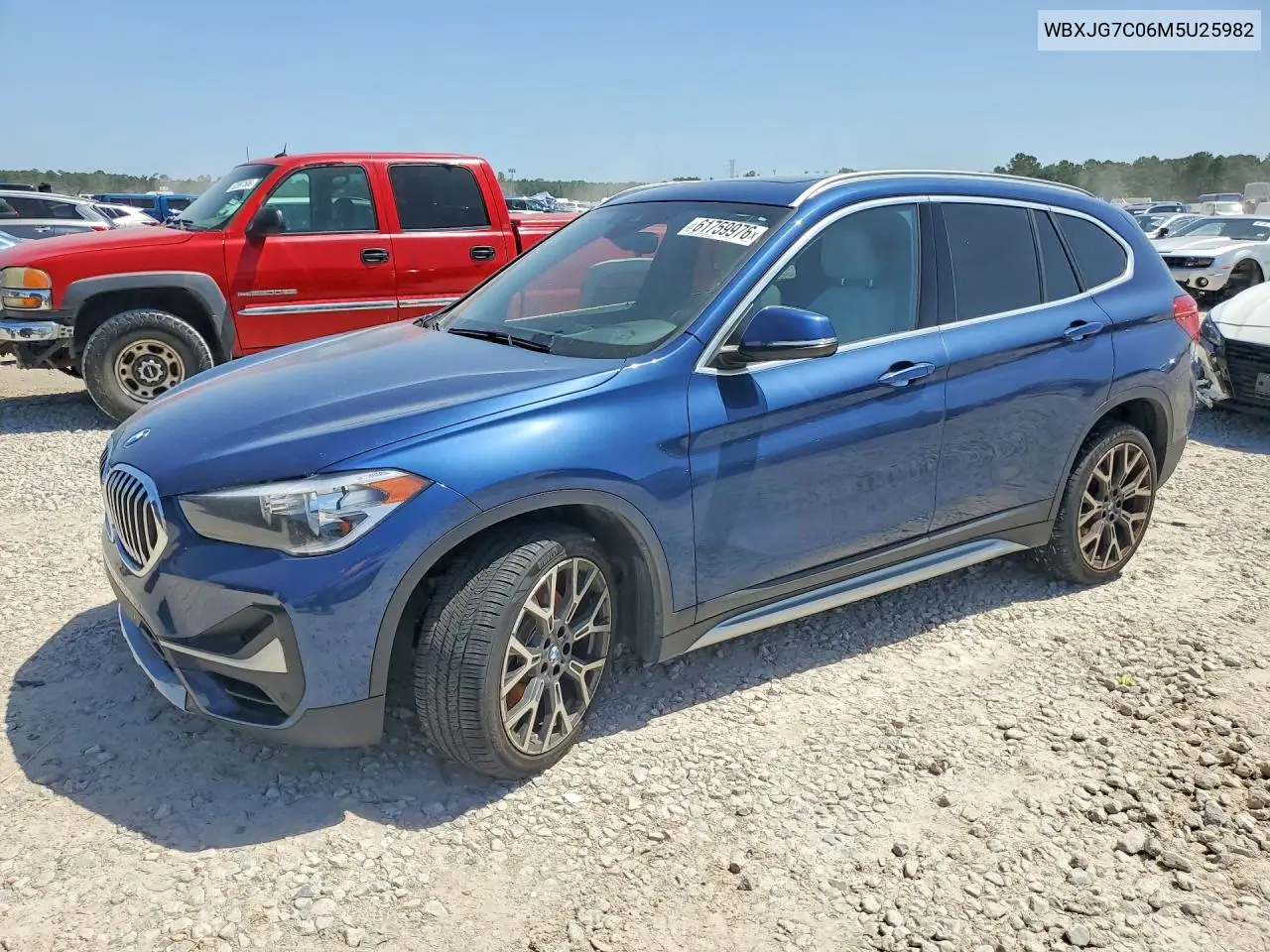 2021 BMW X1 Sdrive28I VIN: WBXJG7C06M5U25982 Lot: 61759976
