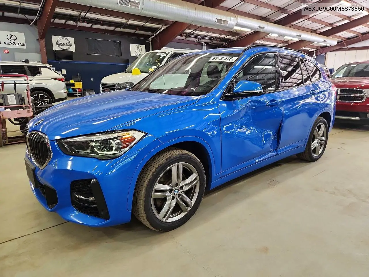 2021 BMW X1 xDrive28I VIN: WBXJG9C00M5S73550 Lot: 61835576