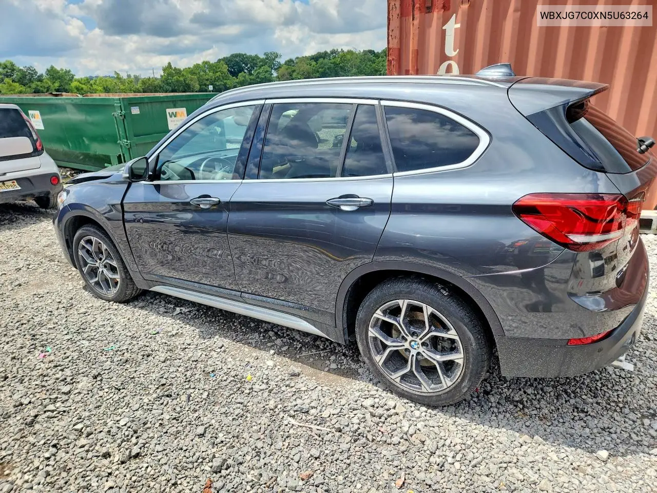 2022 BMW X1 Sdrive28I VIN: WBXJG7C0XN5U63264 Lot: 61002586