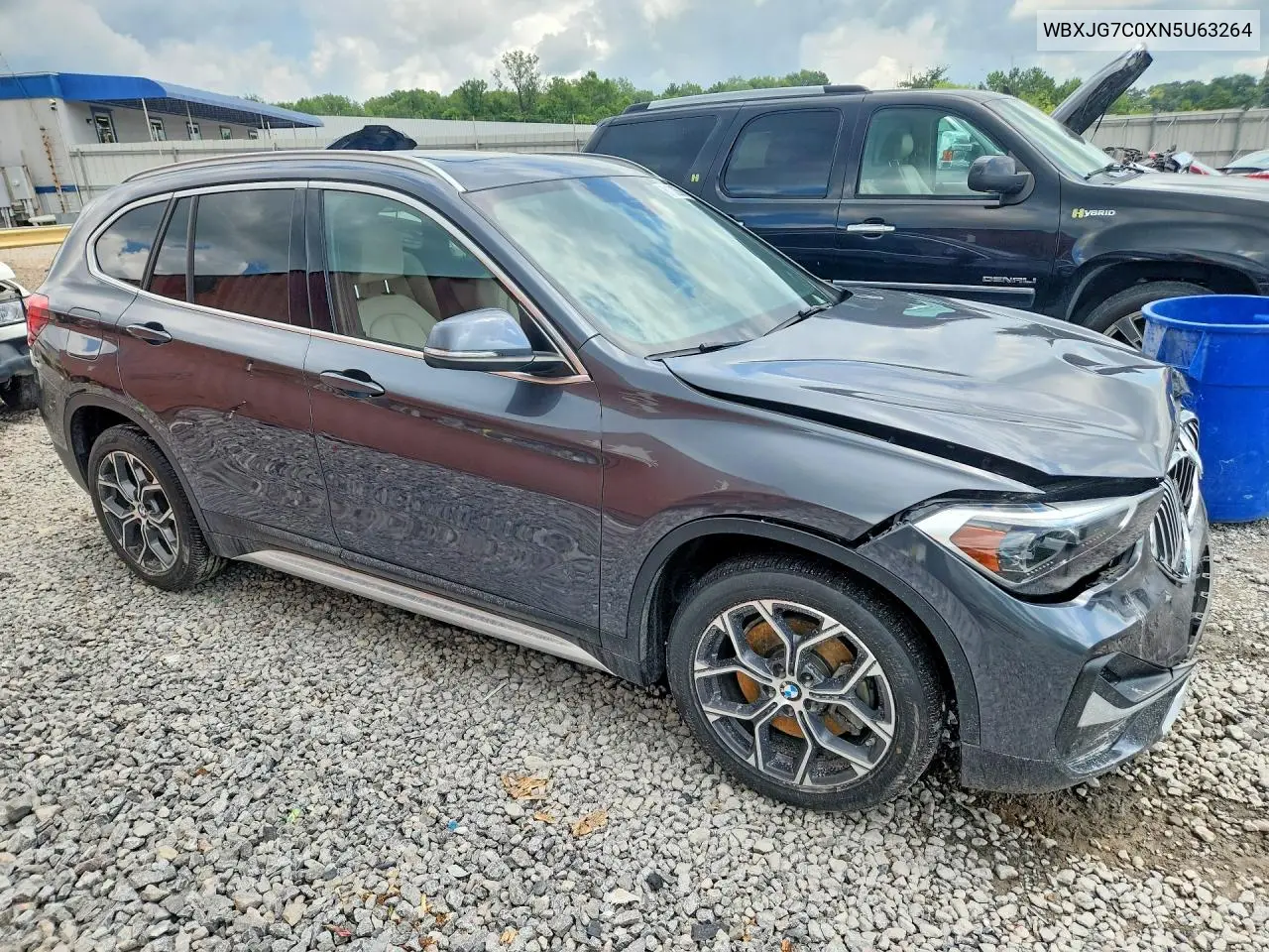 2022 BMW X1 Sdrive28I VIN: WBXJG7C0XN5U63264 Lot: 61002586