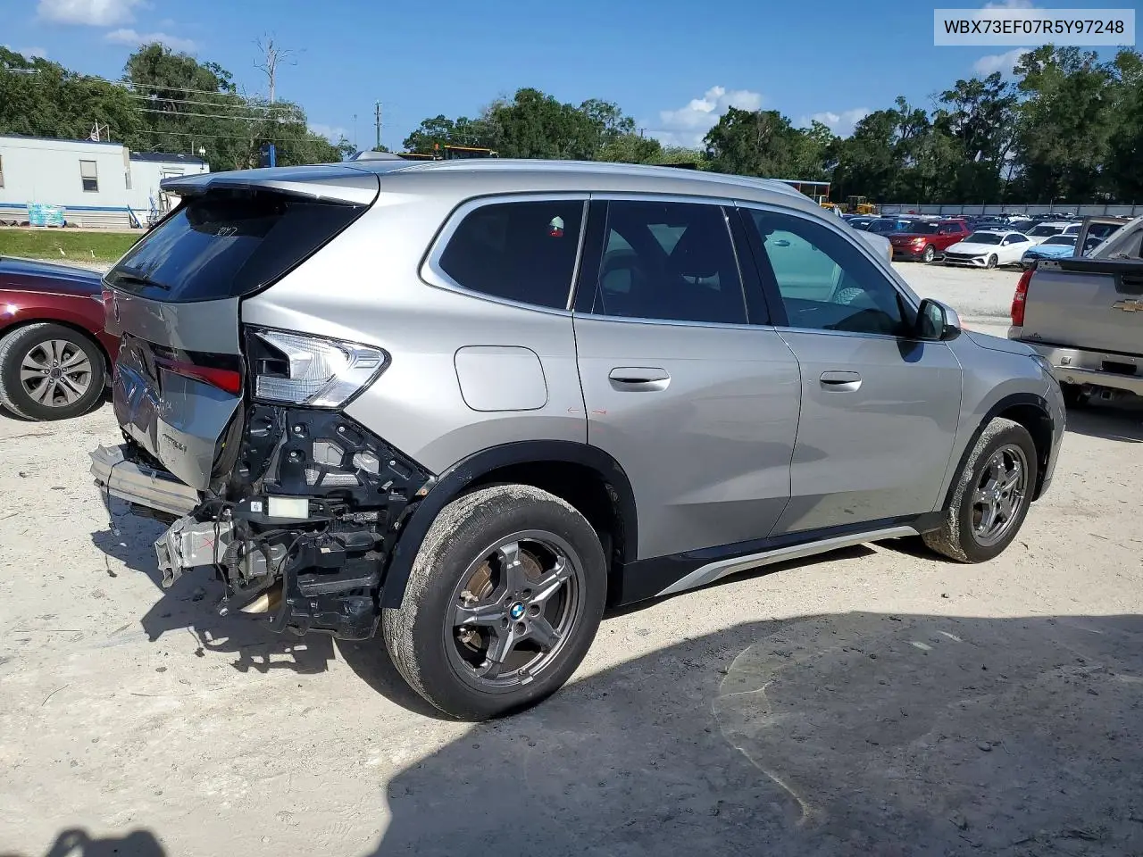 2024 BMW X1 xDrive28I VIN: WBX73EF07R5Y97248 Lot: 60041386