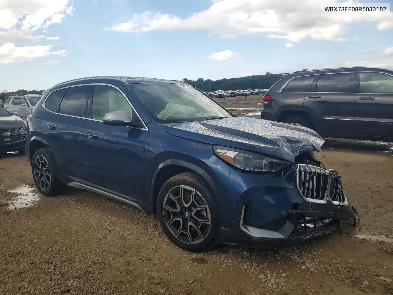 2024 BMW X1 xDrive28I VIN: WBX73EF08R5030182 Lot: 60799556