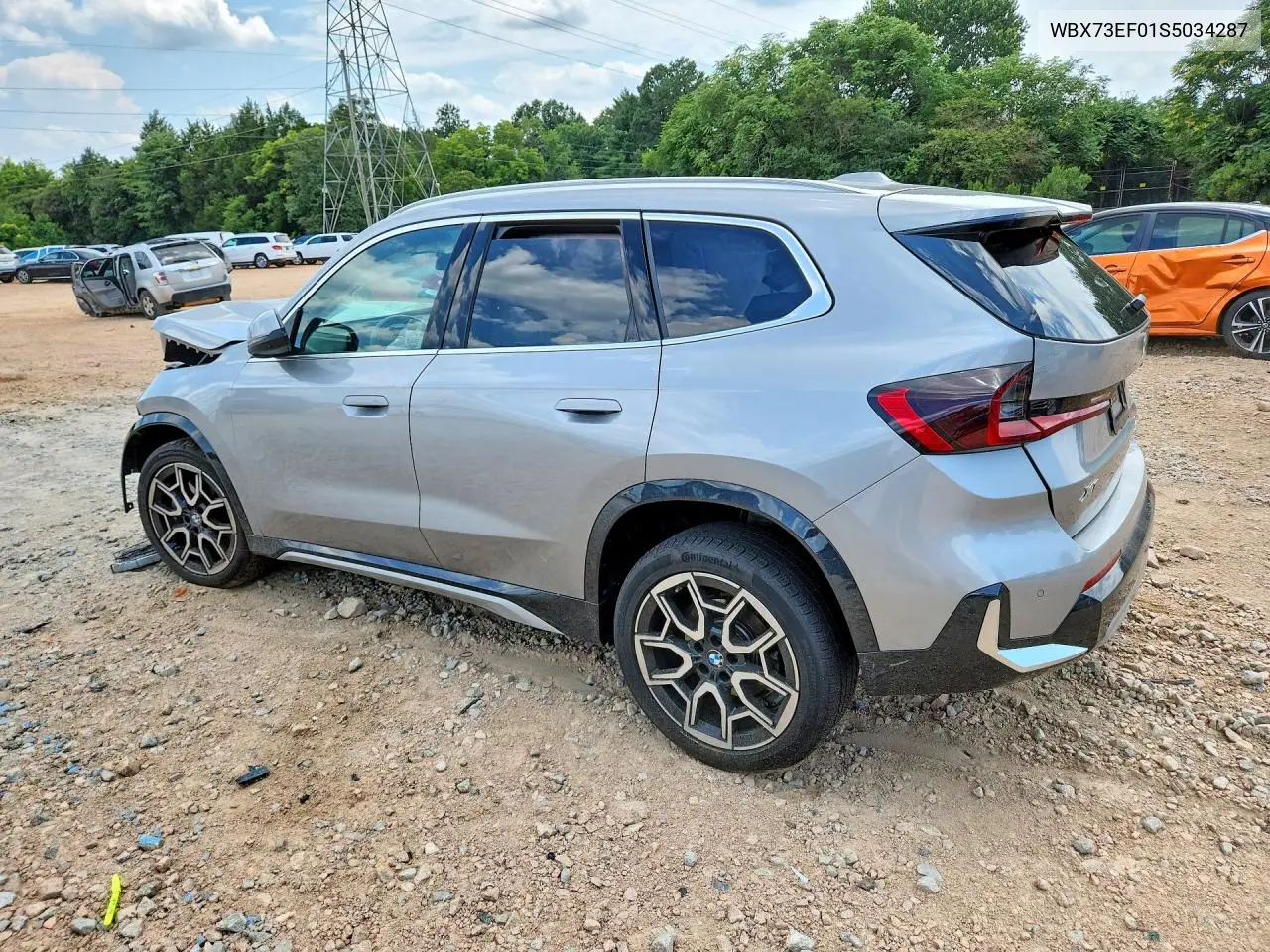 2025 BMW X1 xDrive28I VIN: WBX73EF01S5034287 Lot: 59823266