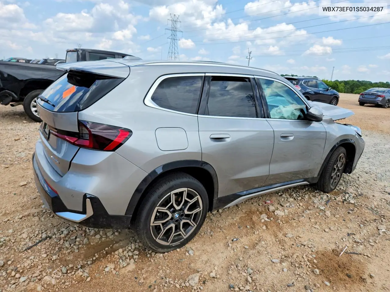 2025 BMW X1 xDrive28I VIN: WBX73EF01S5034287 Lot: 59823266