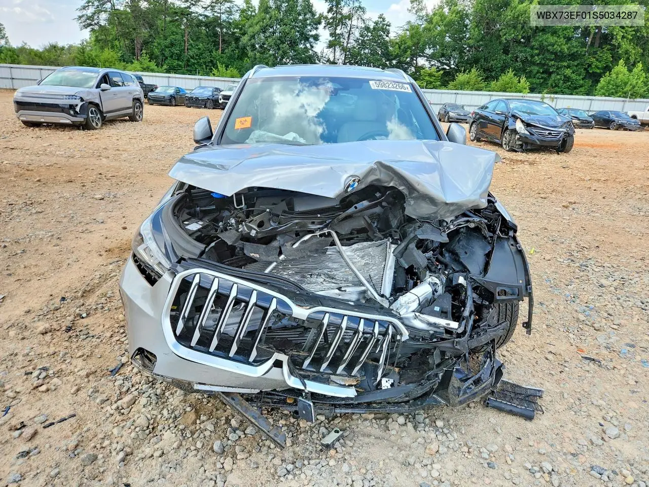 2025 BMW X1 xDrive28I VIN: WBX73EF01S5034287 Lot: 59823266