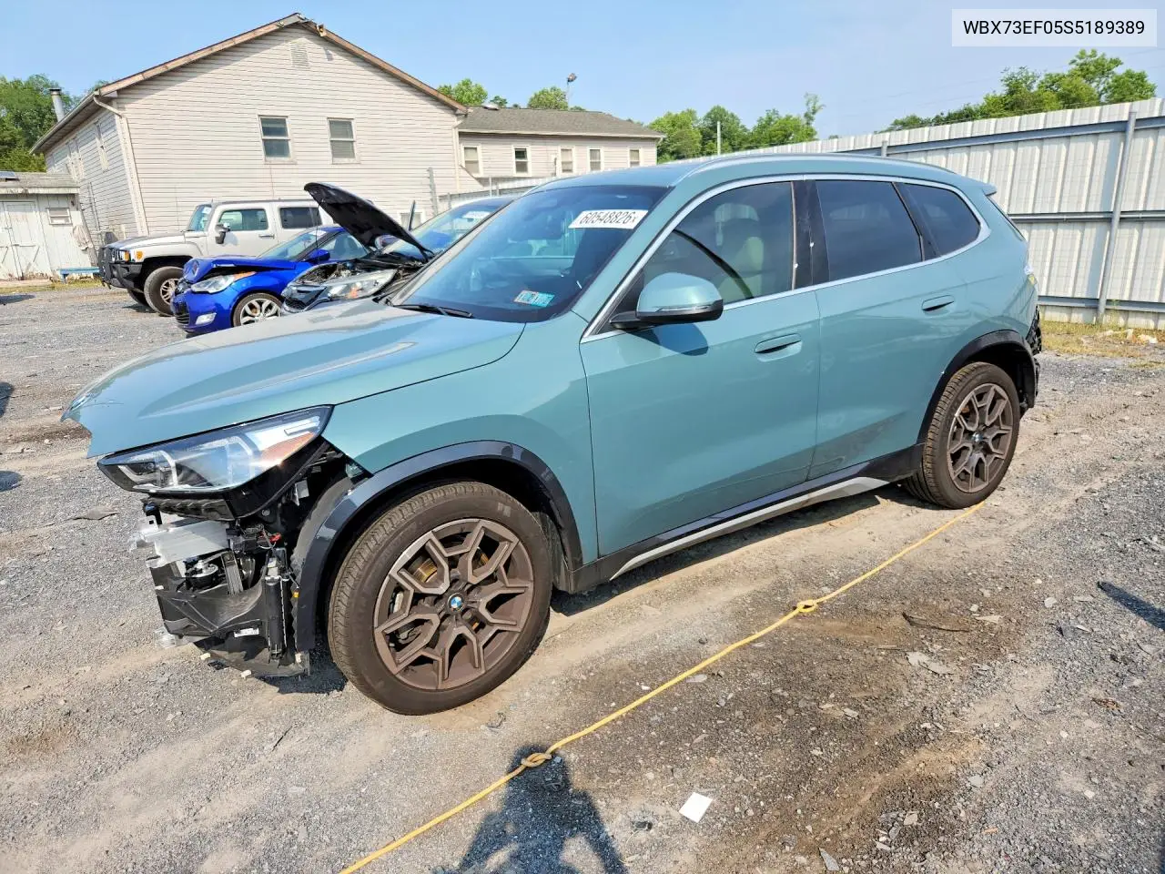 2025 BMW X1 xDrive28I VIN: WBX73EF05S5189389 Lot: 60548826