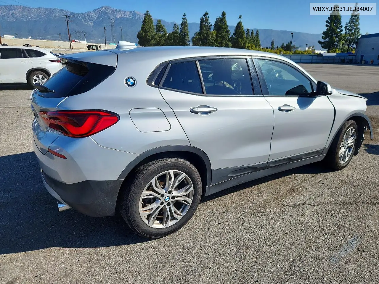 2018 BMW X2 Sdrive28I VIN: WBXYJ3C31JEJ84007 Lot: 52211516