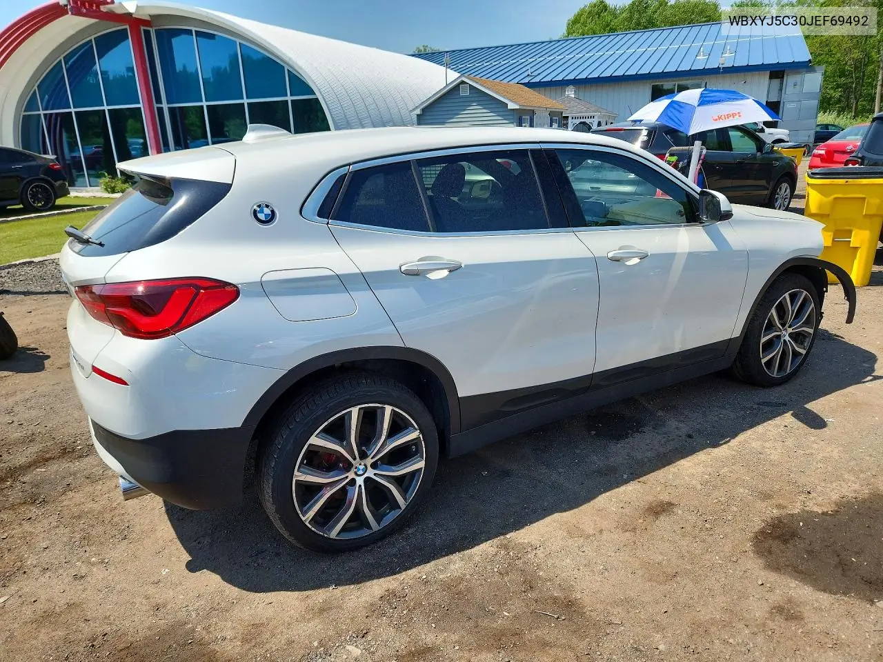 2018 BMW X2 xDrive28I VIN: WBXYJ5C30JEF69492 Lot: 53583916
