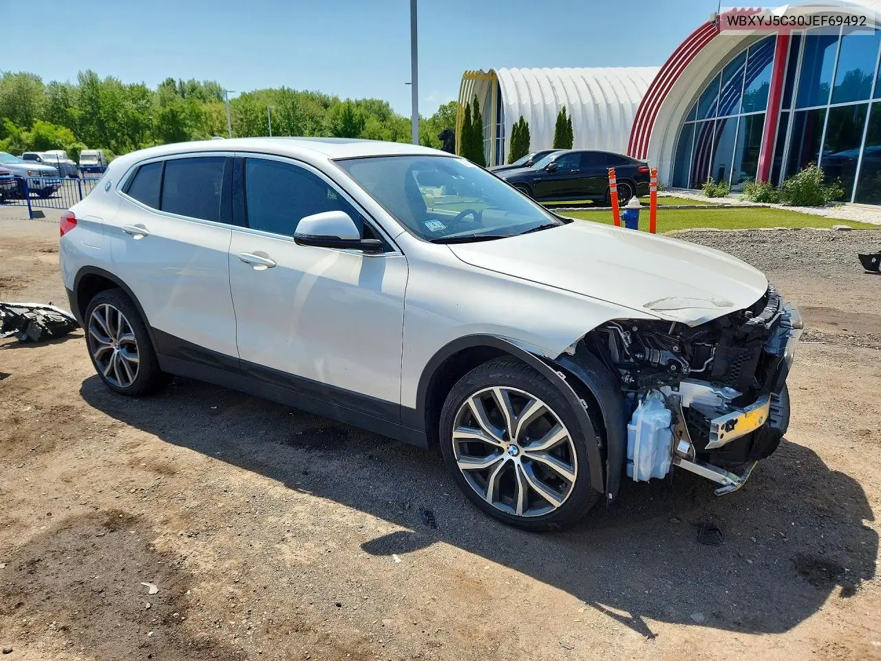 2018 BMW X2 xDrive28I VIN: WBXYJ5C30JEF69492 Lot: 53583916