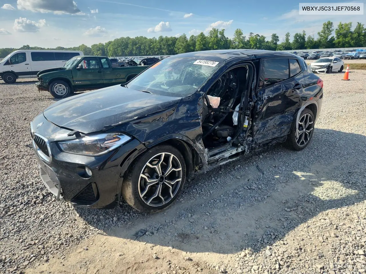 2018 BMW X2 xDrive28I VIN: WBXYJ5C31JEF70568 Lot: 54198276