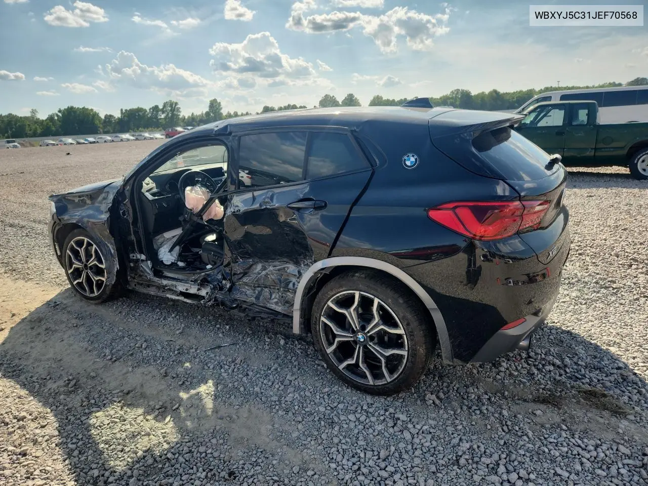 2018 BMW X2 xDrive28I VIN: WBXYJ5C31JEF70568 Lot: 54198276