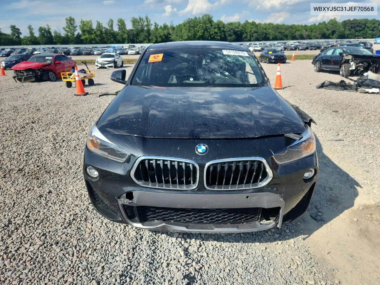 2018 BMW X2 xDrive28I VIN: WBXYJ5C31JEF70568 Lot: 54198276