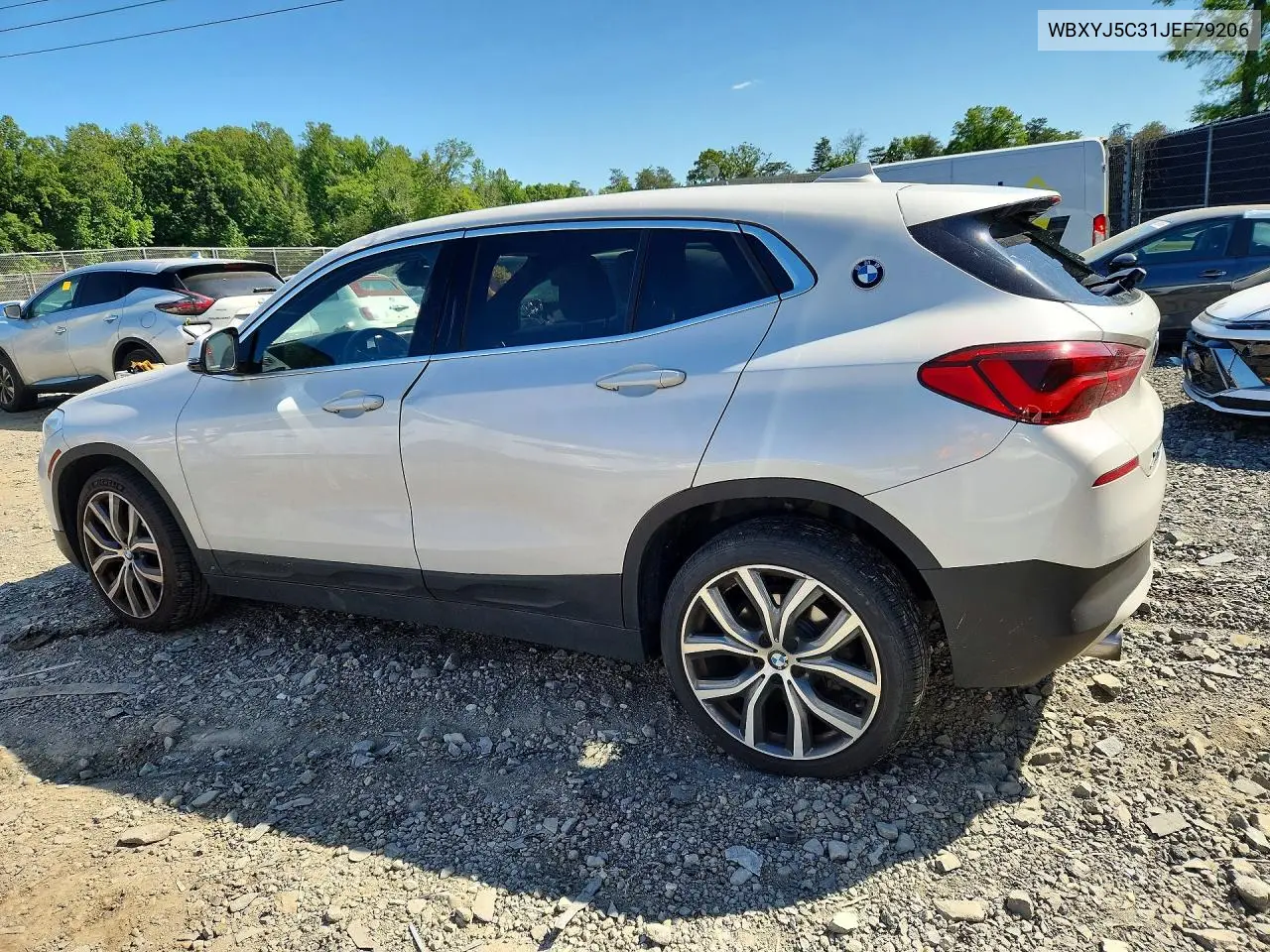2018 BMW X2 xDrive28I VIN: WBXYJ5C31JEF79206 Lot: 55535596