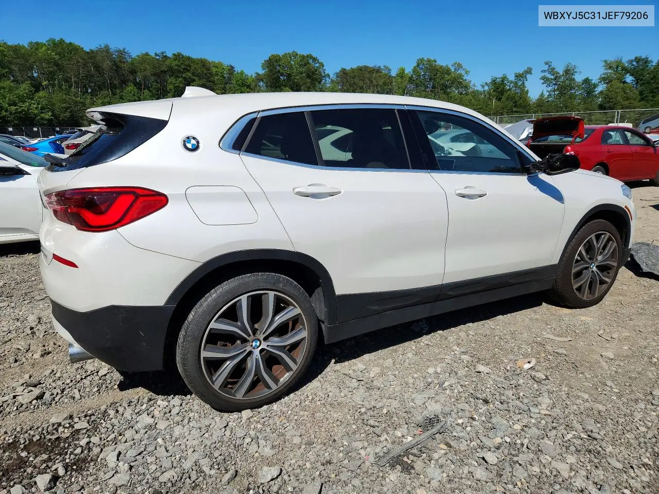 2018 BMW X2 xDrive28I VIN: WBXYJ5C31JEF79206 Lot: 55535596