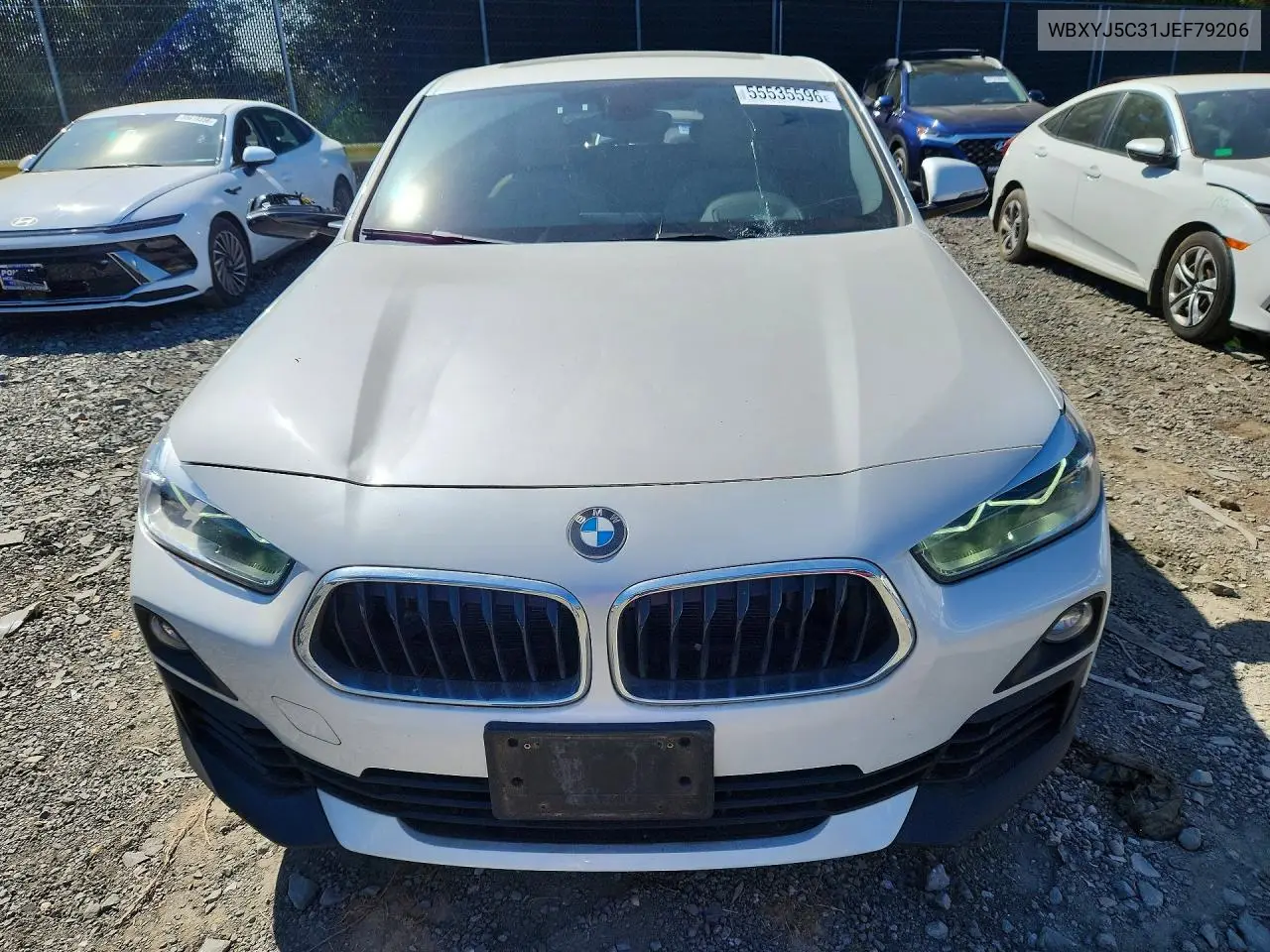 2018 BMW X2 xDrive28I VIN: WBXYJ5C31JEF79206 Lot: 55535596
