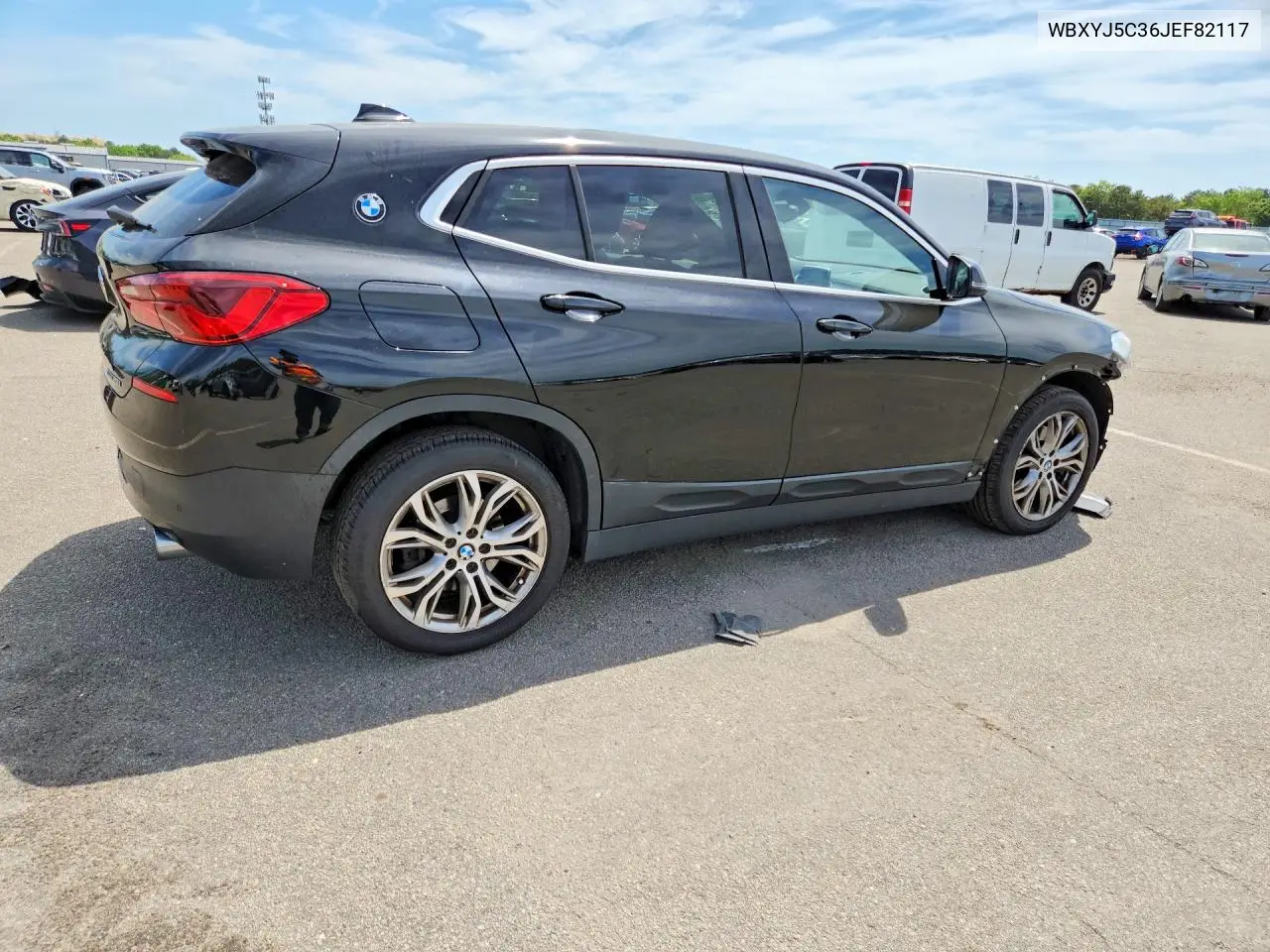 2018 BMW X2 xDrive28I VIN: WBXYJ5C36JEF82117 Lot: 55608826