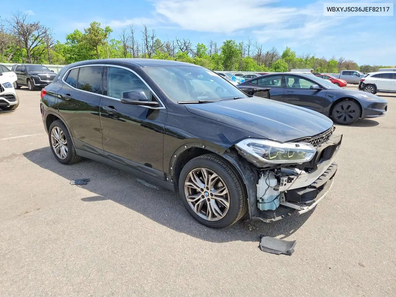 2018 BMW X2 xDrive28I VIN: WBXYJ5C36JEF82117 Lot: 55608826