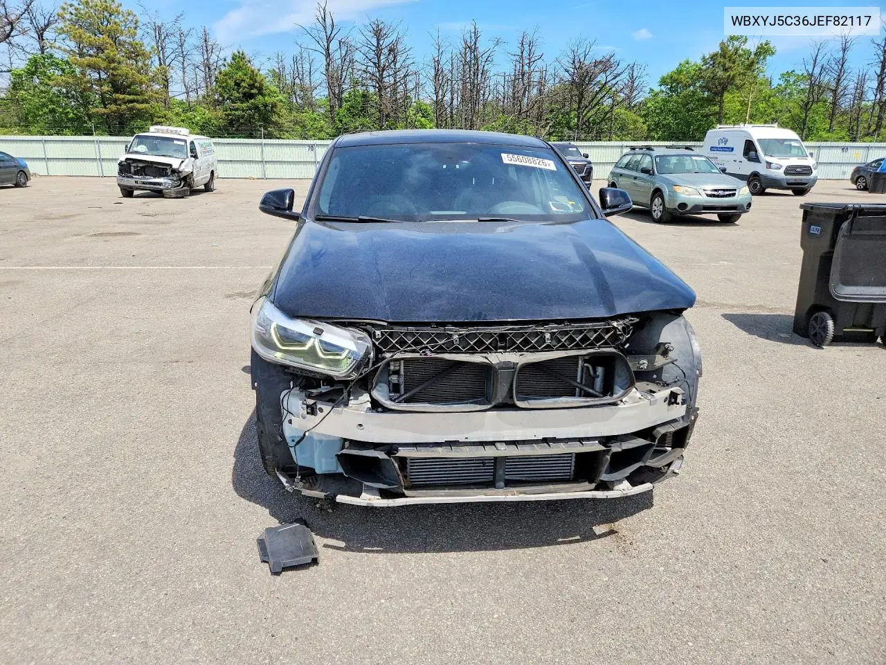 2018 BMW X2 xDrive28I VIN: WBXYJ5C36JEF82117 Lot: 55608826