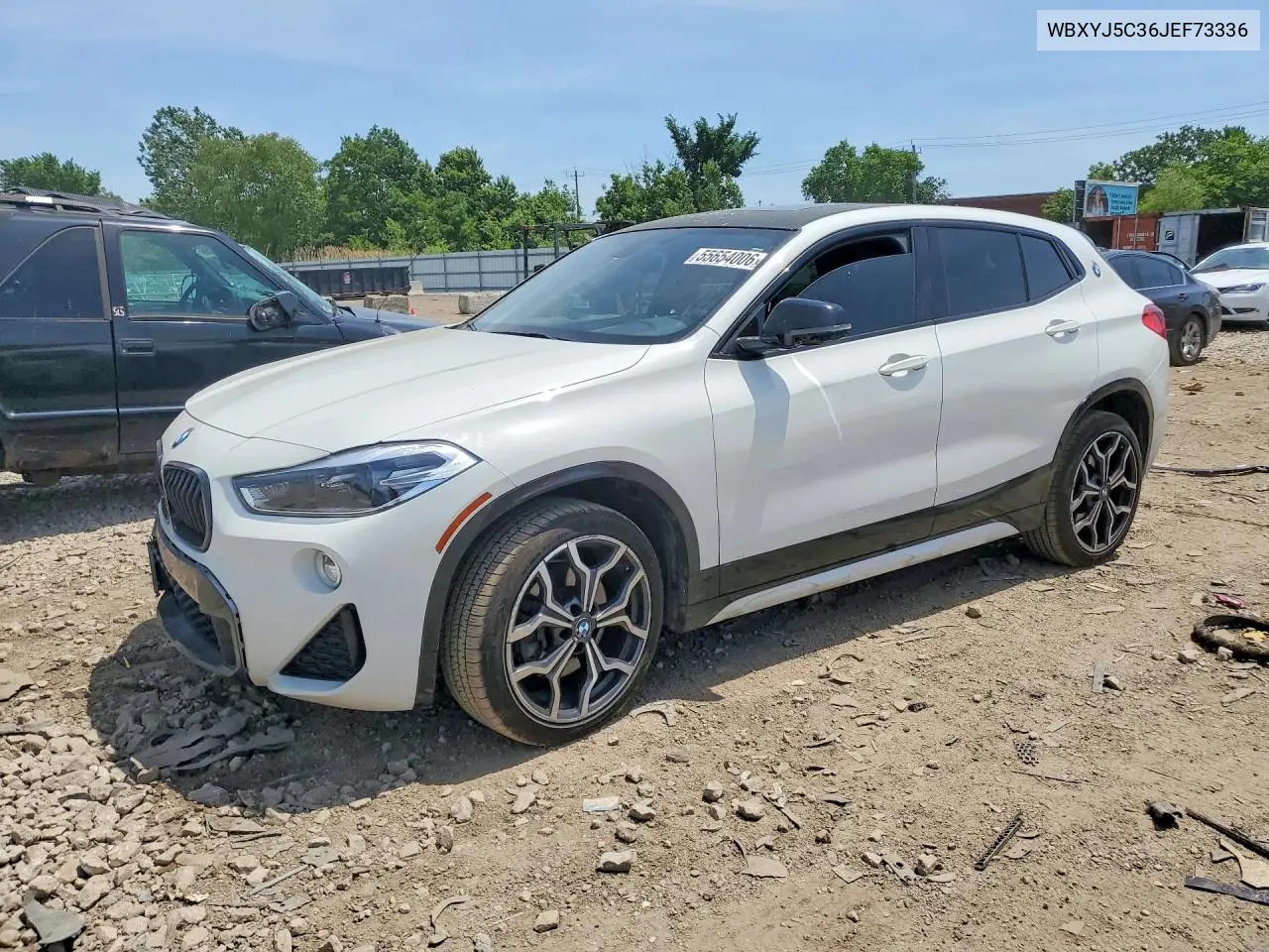 2018 BMW X2 xDrive28I VIN: WBXYJ5C36JEF73336 Lot: 55654006