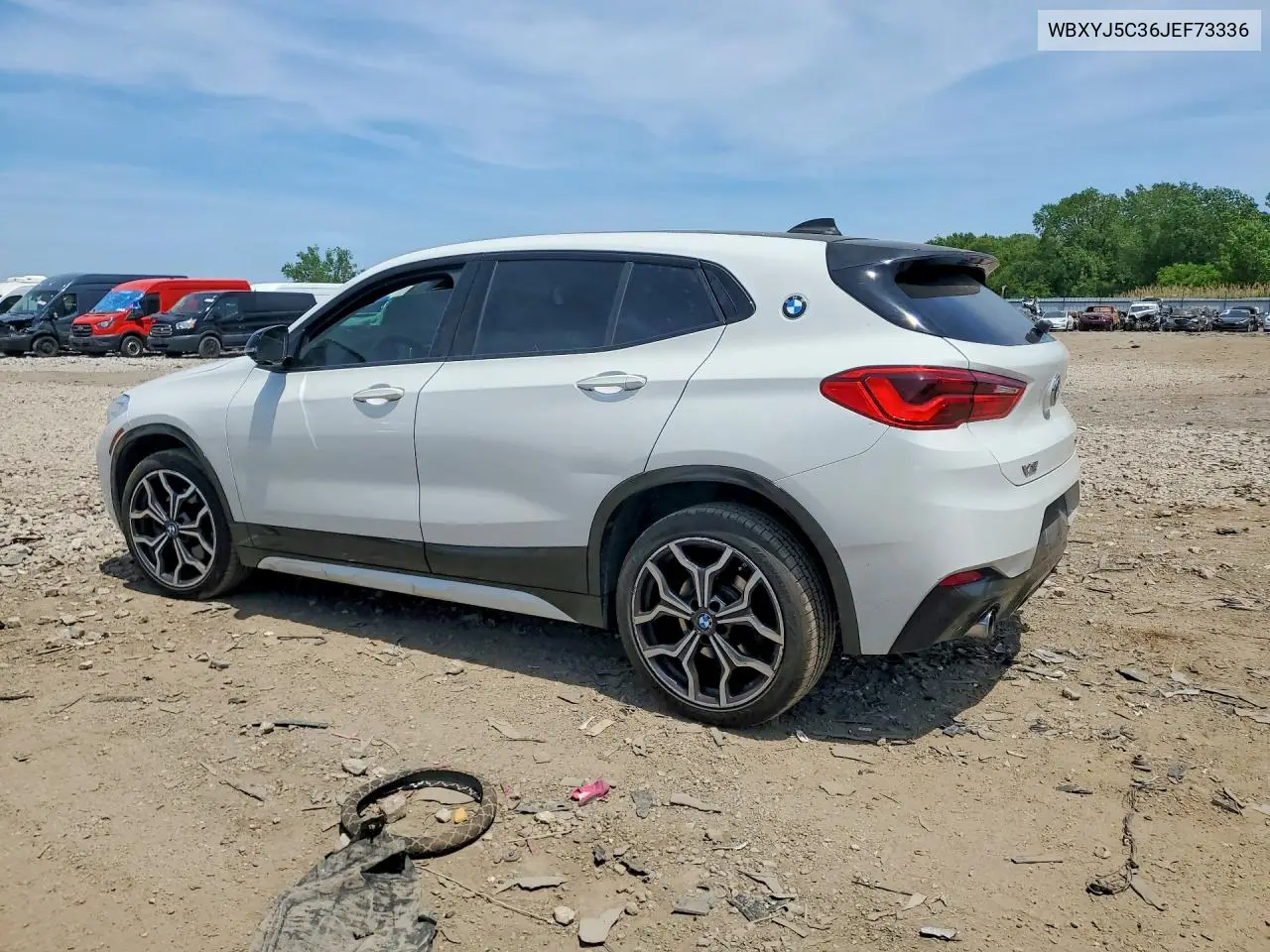 2018 BMW X2 xDrive28I VIN: WBXYJ5C36JEF73336 Lot: 55654006