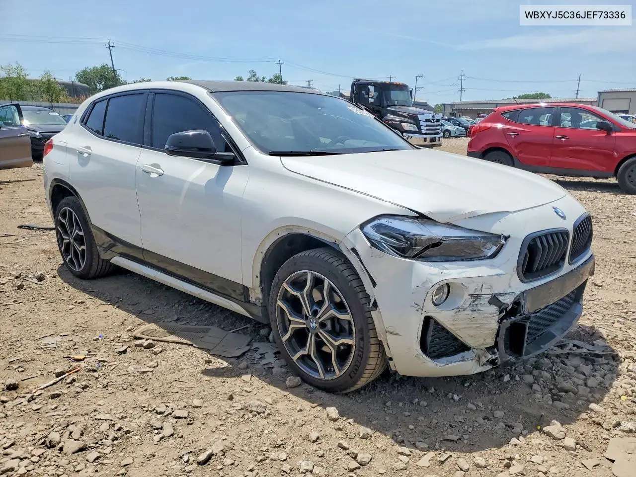 2018 BMW X2 xDrive28I VIN: WBXYJ5C36JEF73336 Lot: 55654006