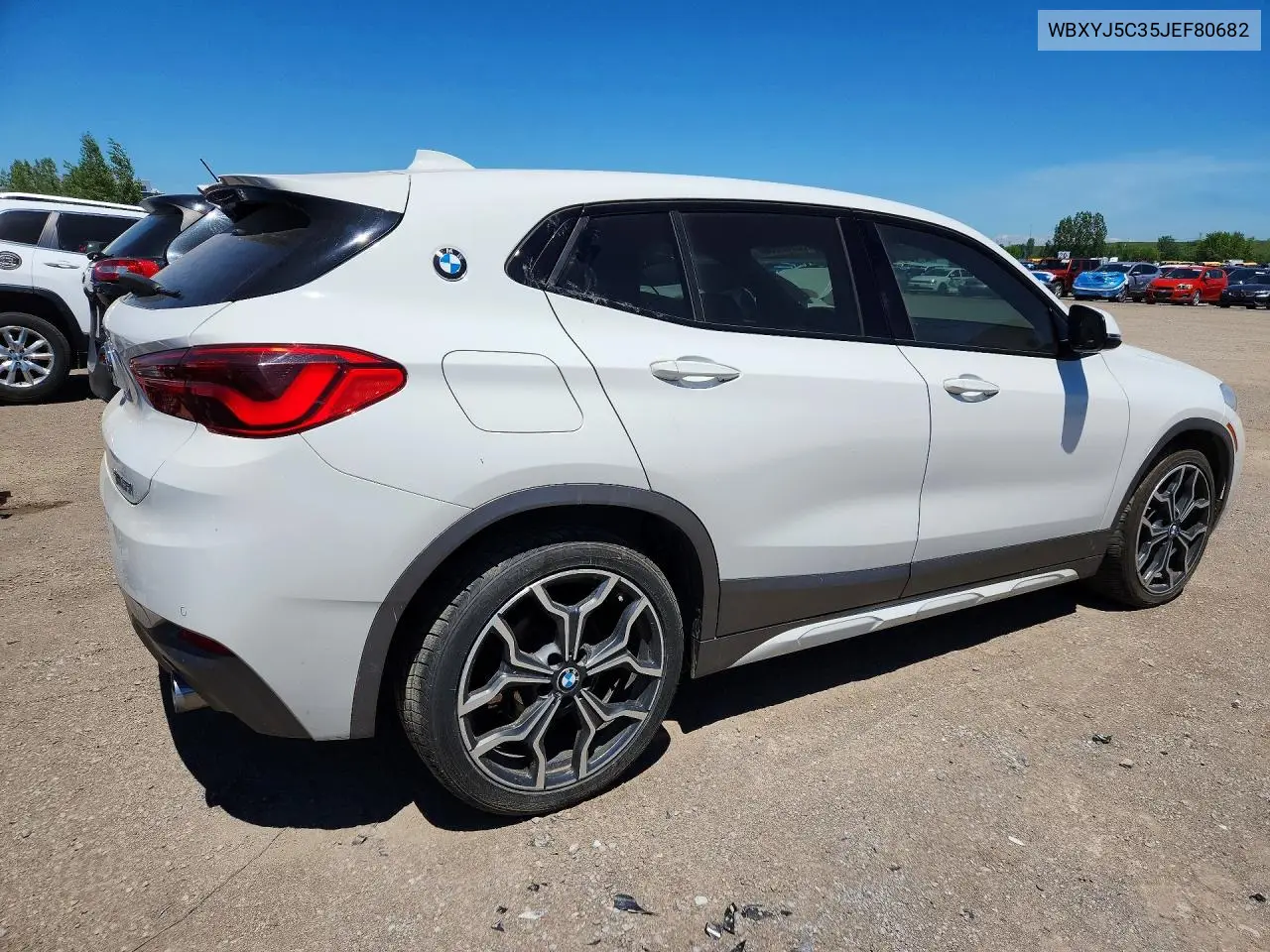 2018 BMW X2 xDrive28I VIN: WBXYJ5C35JEF80682 Lot: 55902866
