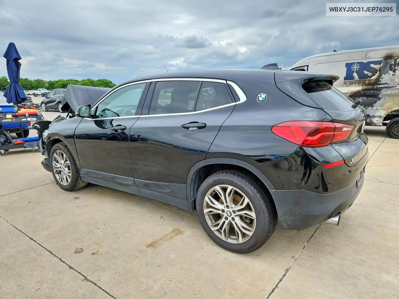2018 BMW X2 Sdrive28I VIN: WBXYJ3C31JEP76295 Lot: 56593666
