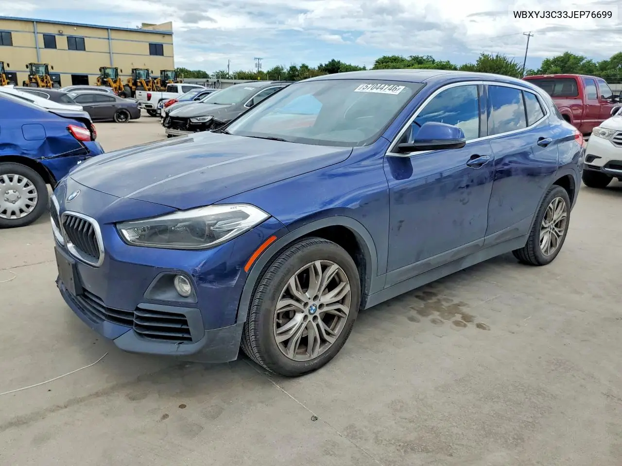 2018 BMW X2 Sdrive28I VIN: WBXYJ3C33JEP76699 Lot: 57044746
