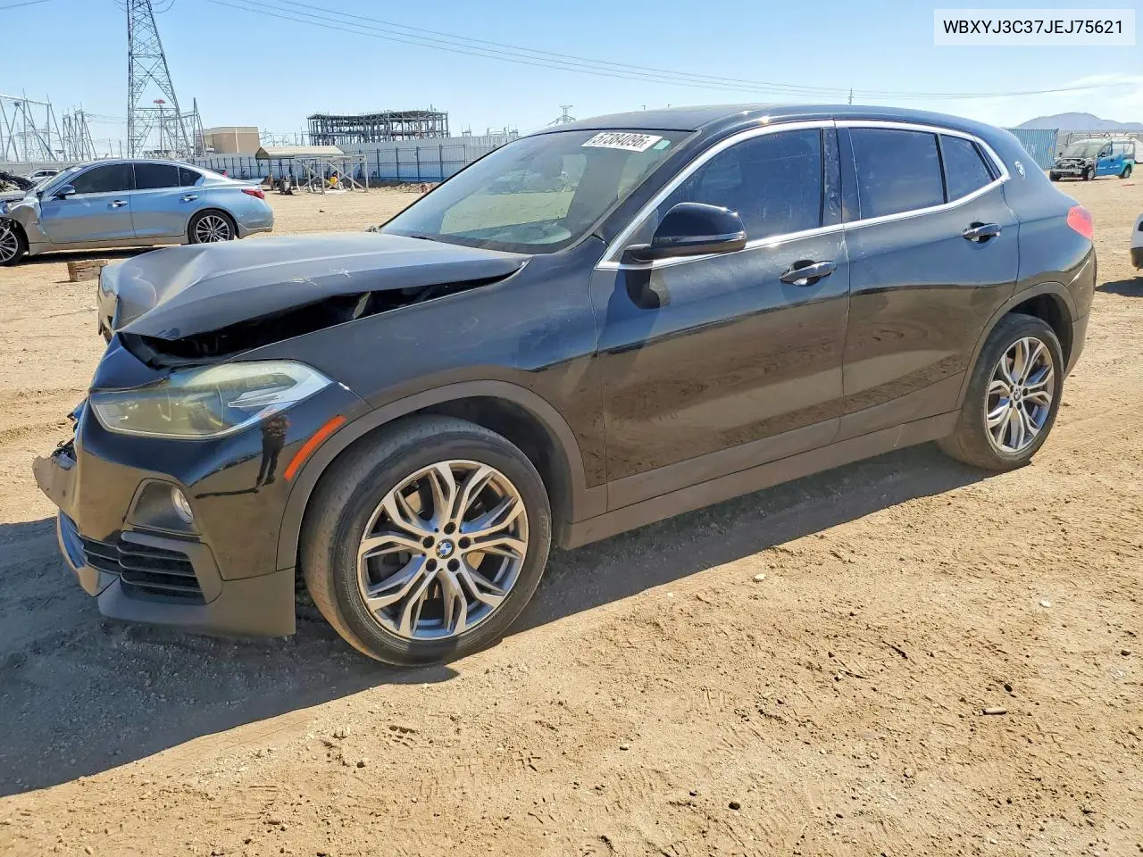 2018 BMW X2 Sdrive28I VIN: WBXYJ3C37JEJ75621 Lot: 57384096