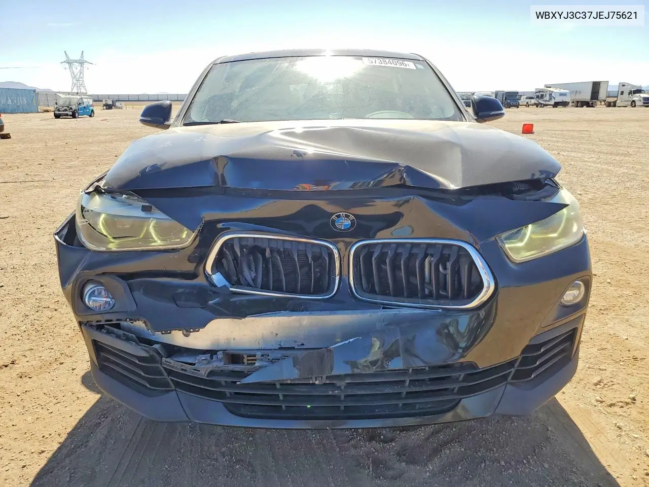 2018 BMW X2 Sdrive28I VIN: WBXYJ3C37JEJ75621 Lot: 57384096