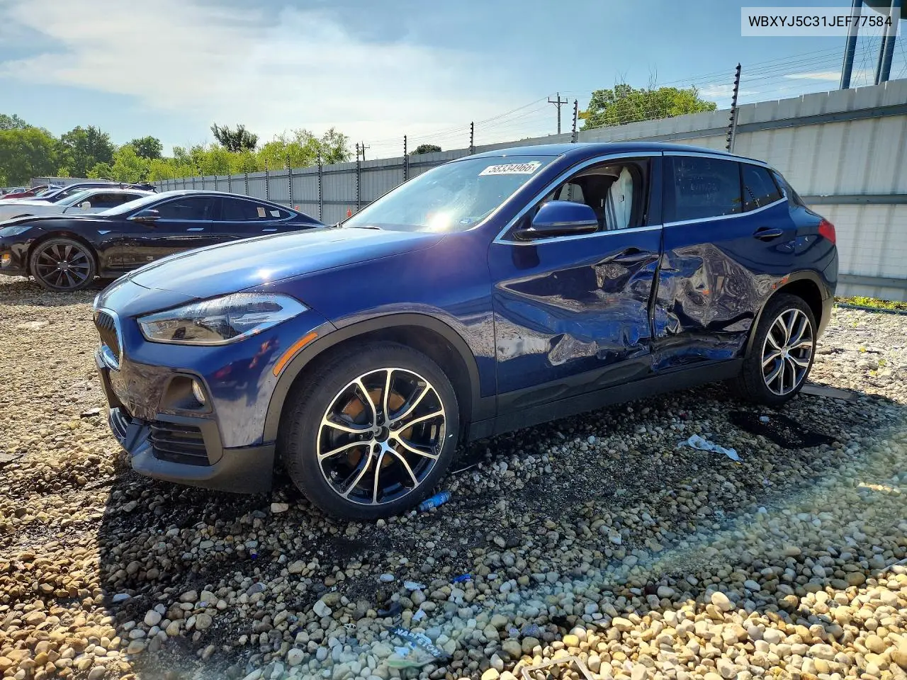 2018 BMW X2 xDrive28I VIN: WBXYJ5C31JEF77584 Lot: 58334966