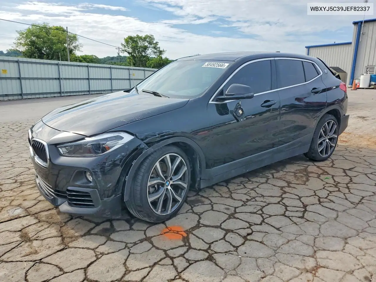2018 BMW X2 xDrive28I VIN: WBXYJ5C39JEF82337 Lot: 58492566