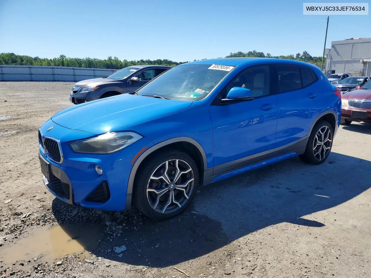 2018 BMW X2 xDrive28I VIN: WBXYJ5C33JEF76534 Lot: 58529556