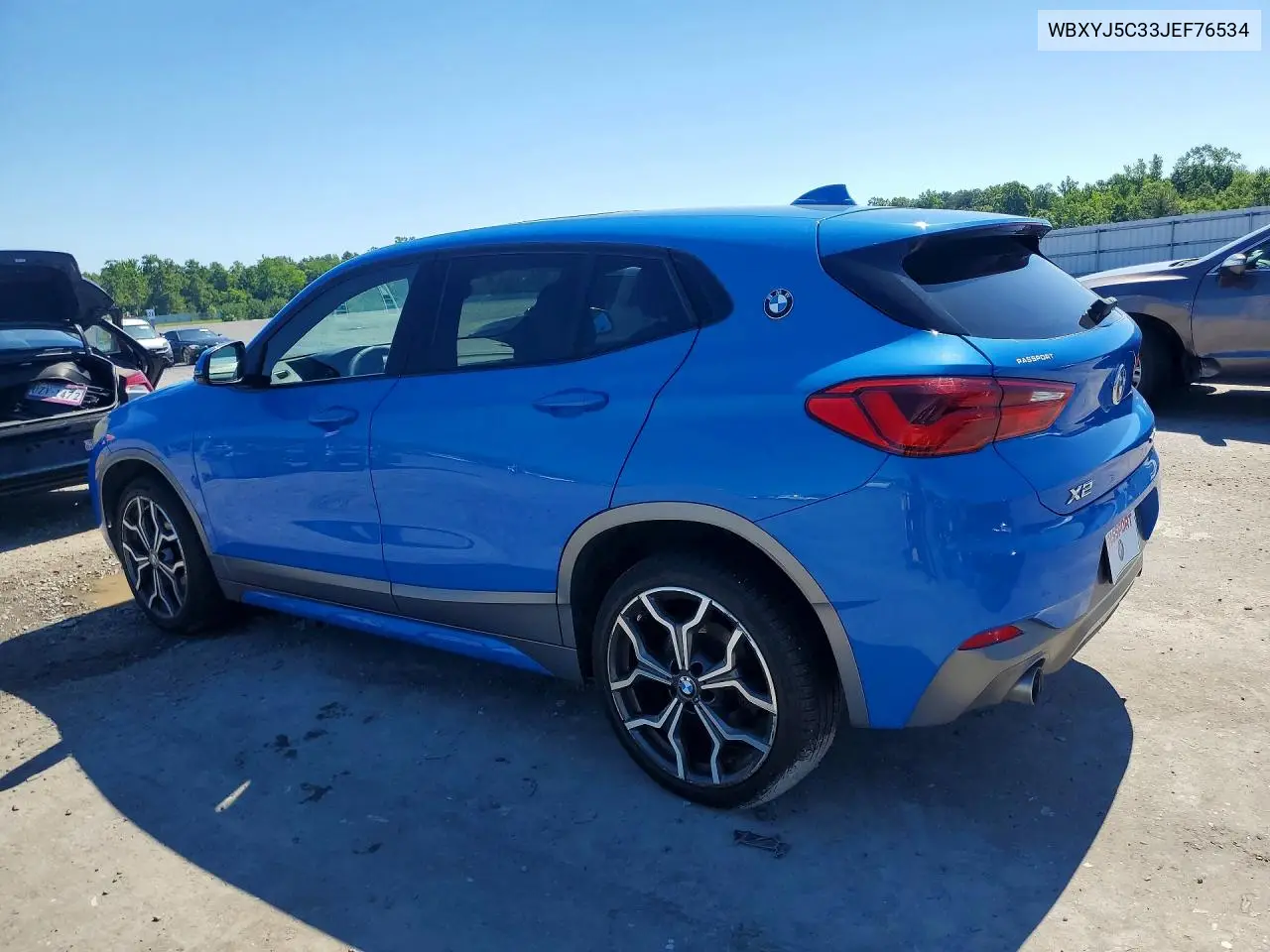 2018 BMW X2 xDrive28I VIN: WBXYJ5C33JEF76534 Lot: 58529556