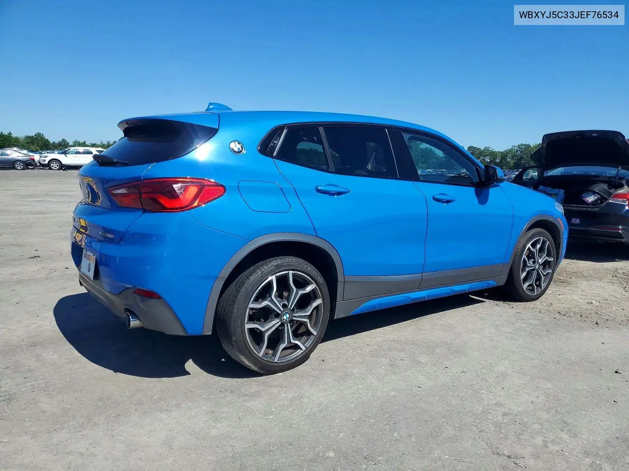 2018 BMW X2 xDrive28I VIN: WBXYJ5C33JEF76534 Lot: 58529556