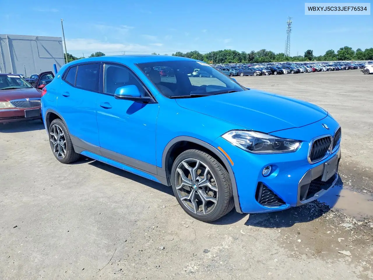 2018 BMW X2 xDrive28I VIN: WBXYJ5C33JEF76534 Lot: 58529556