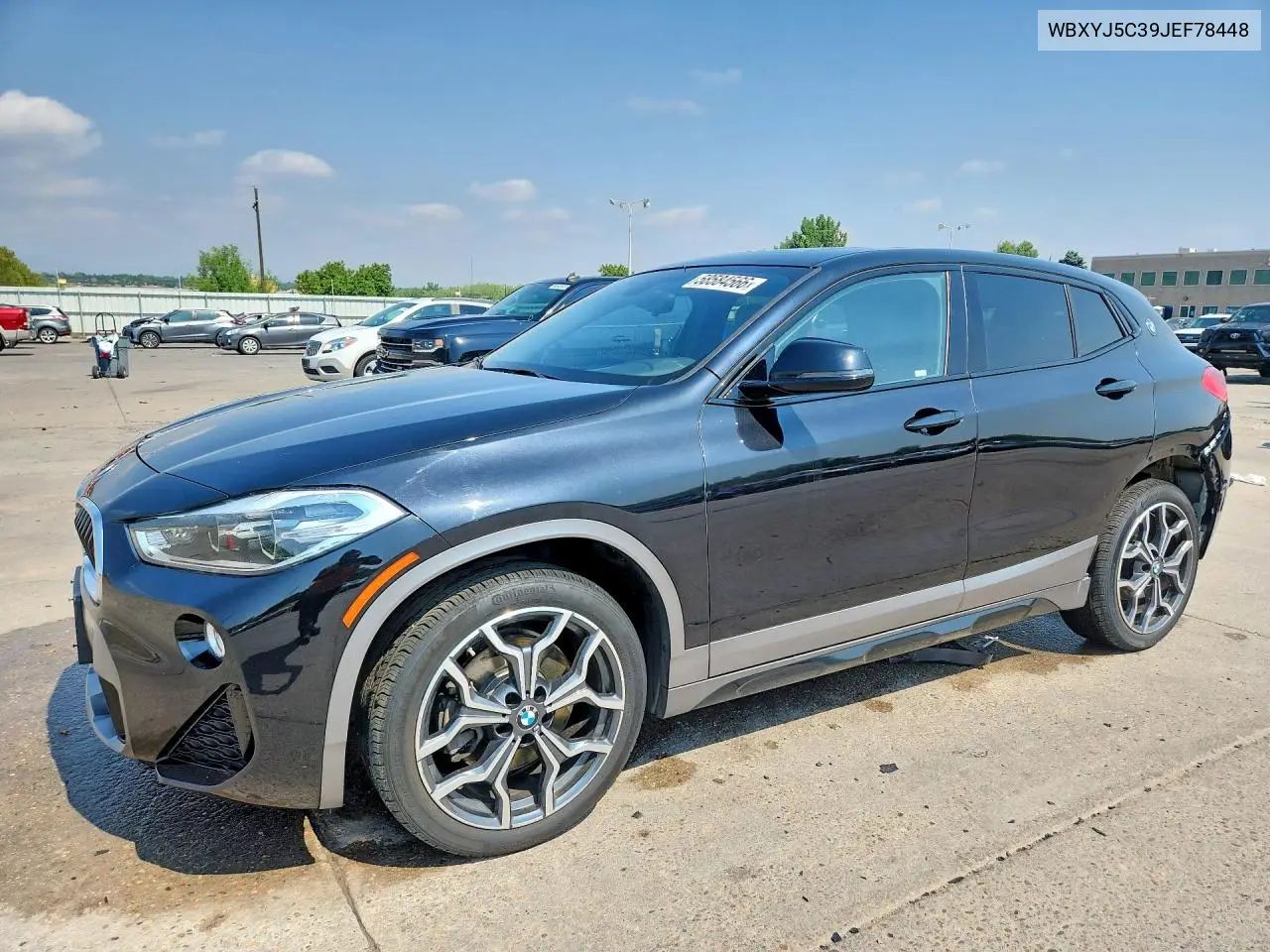 2018 BMW X2 xDrive28I VIN: WBXYJ5C39JEF78448 Lot: 58584566