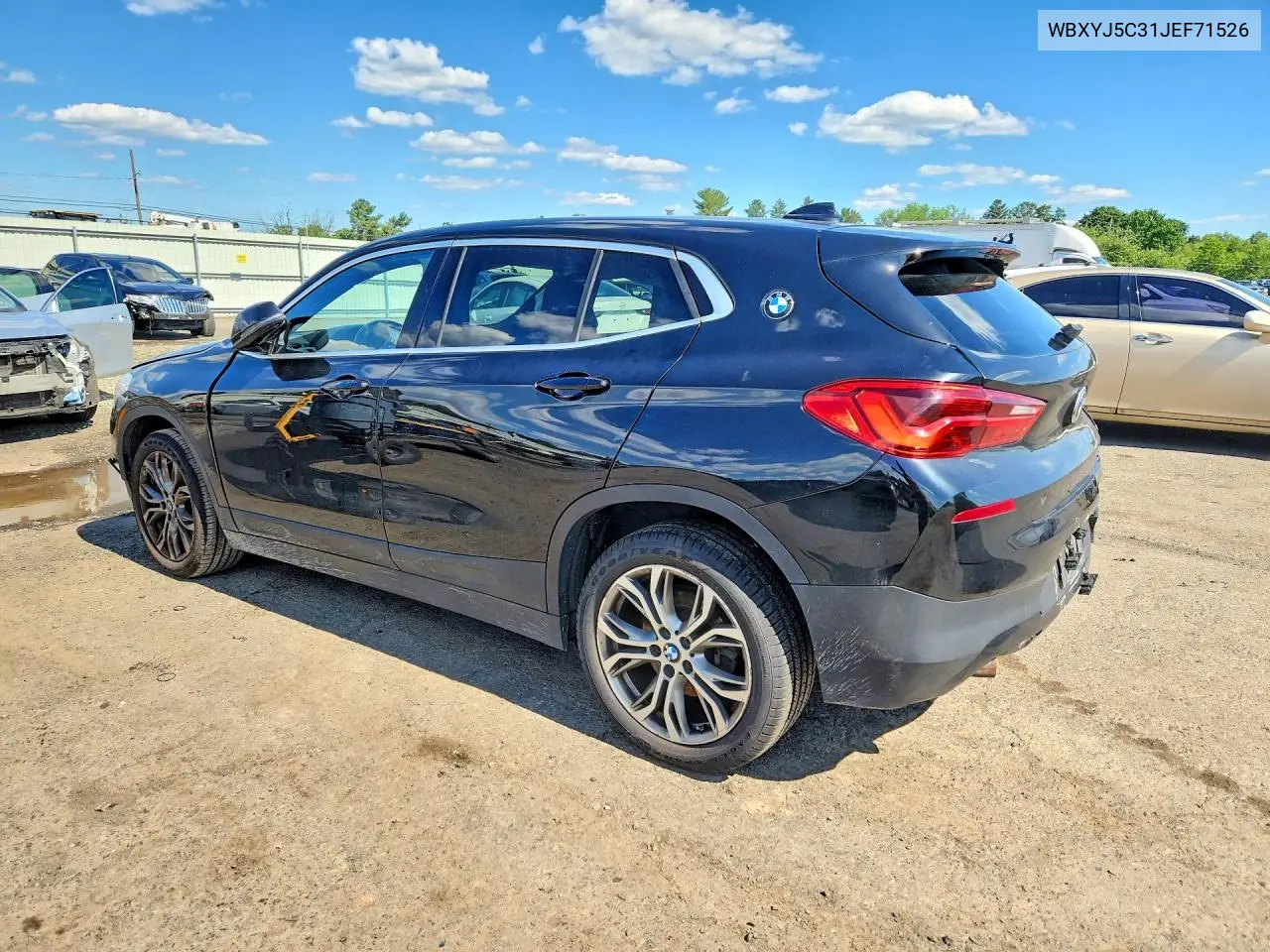 2018 BMW X2 xDrive28I VIN: WBXYJ5C31JEF71526 Lot: 58700246