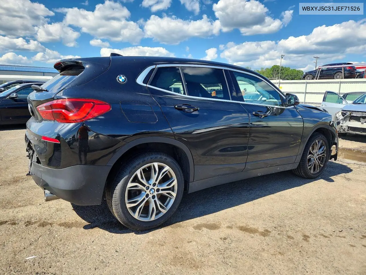 2018 BMW X2 xDrive28I VIN: WBXYJ5C31JEF71526 Lot: 58700246