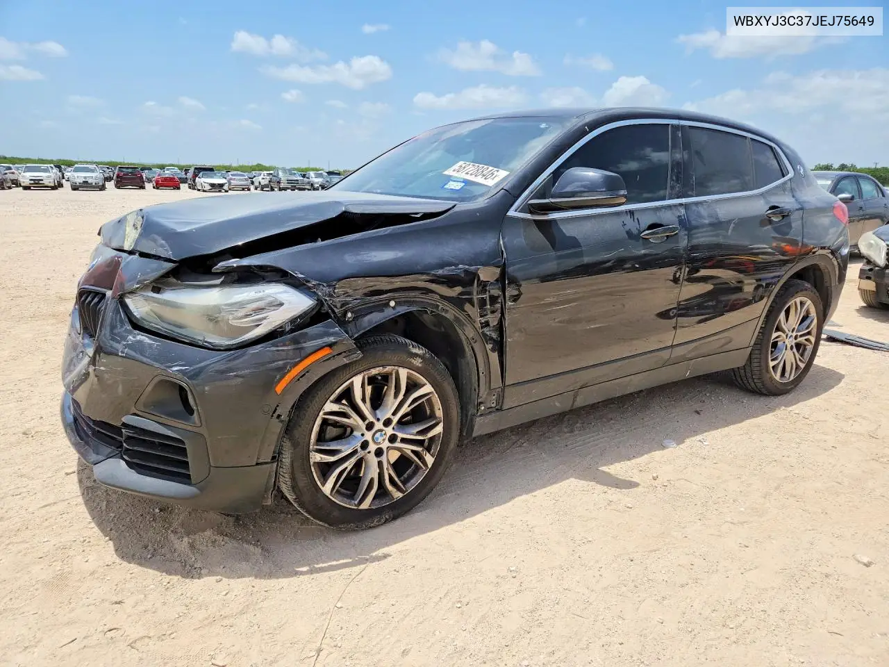 2018 BMW X2 Sdrive28I VIN: WBXYJ3C37JEJ75649 Lot: 58728846