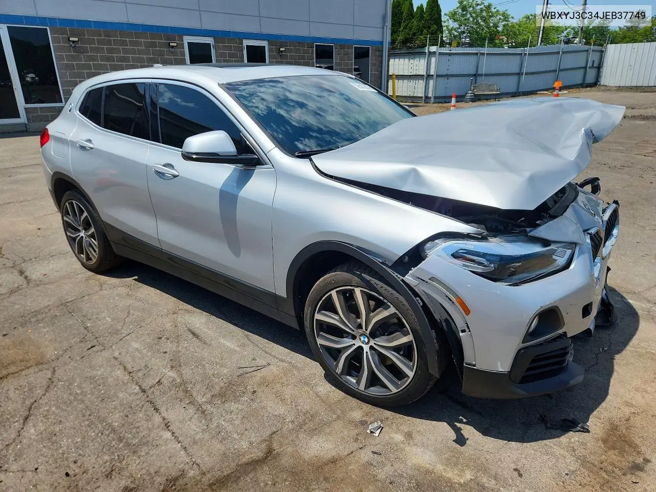 2018 BMW X2 Sdrive28I VIN: WBXYJ3C34JEB37749 Lot: 59543276