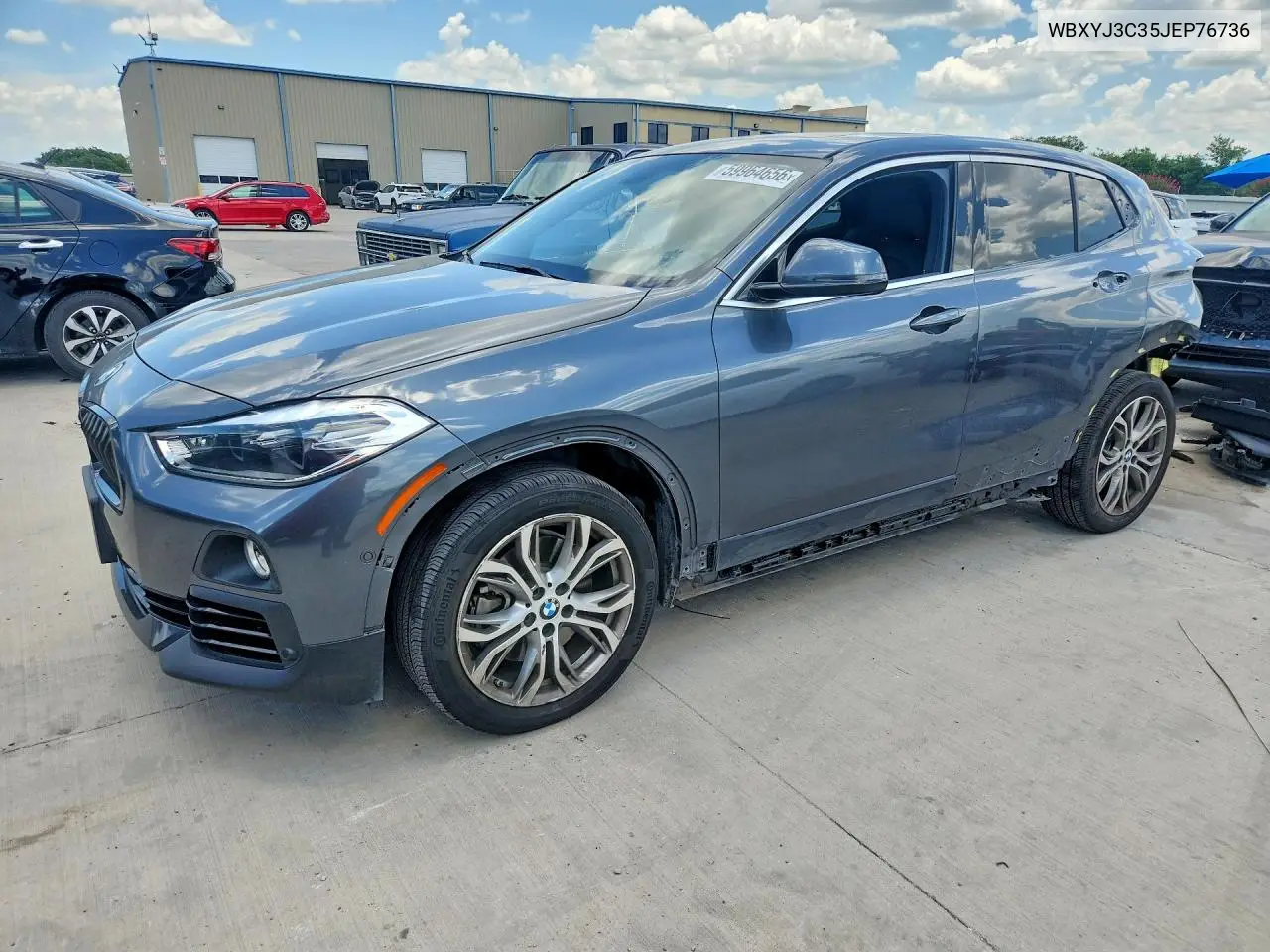 2018 BMW X2 Sdrive28I VIN: WBXYJ3C35JEP76736 Lot: 59964656
