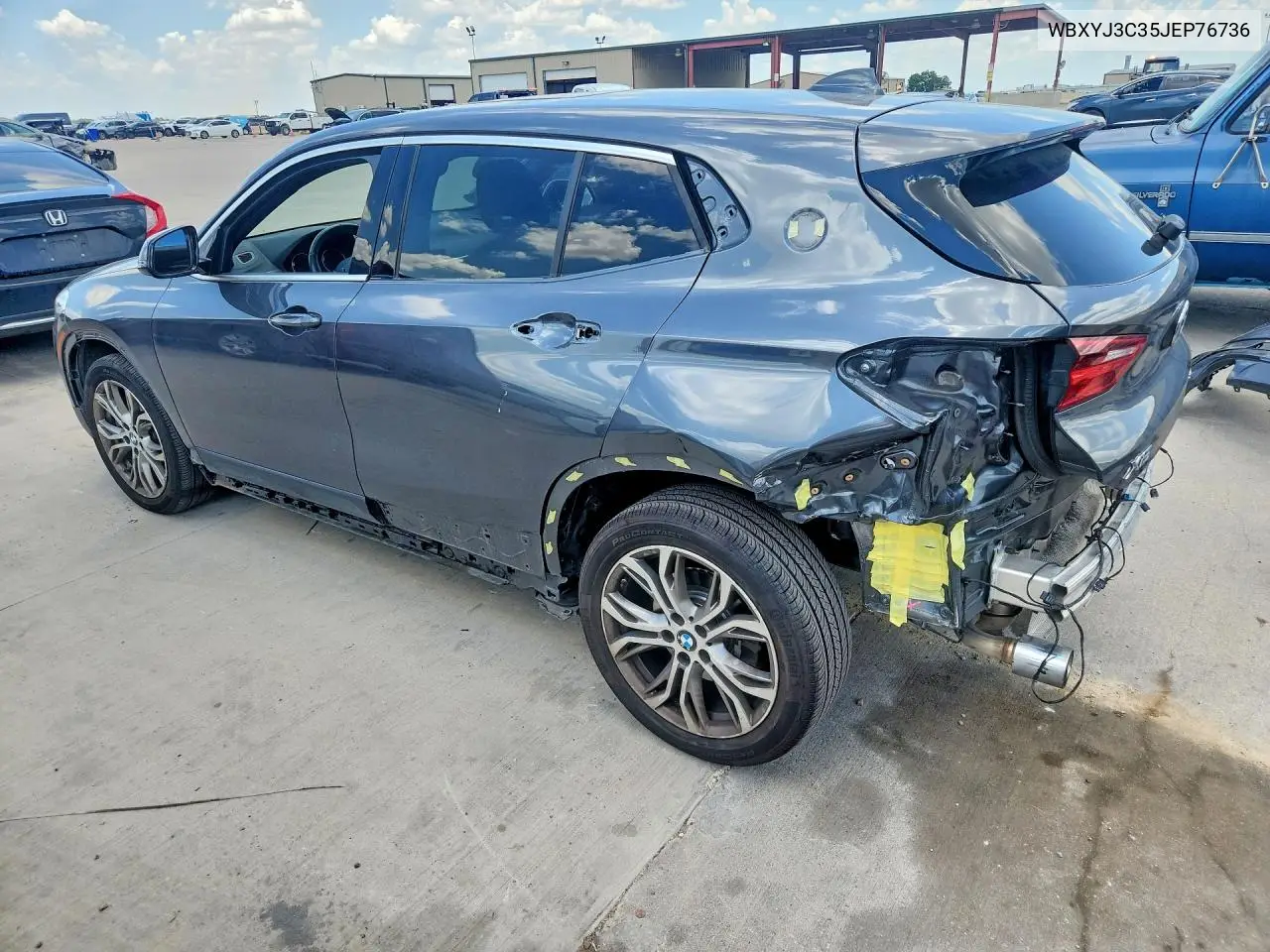 2018 BMW X2 Sdrive28I VIN: WBXYJ3C35JEP76736 Lot: 59964656