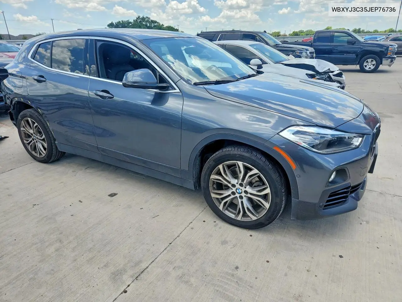2018 BMW X2 Sdrive28I VIN: WBXYJ3C35JEP76736 Lot: 59964656