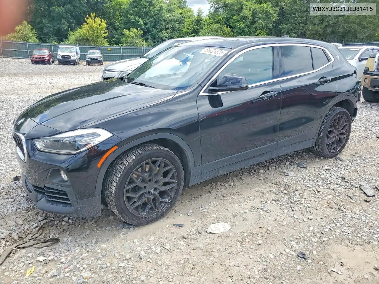 2018 BMW X2 Sdrive28I VIN: WBXYJ3C31JEJ81415 Lot: 60025576