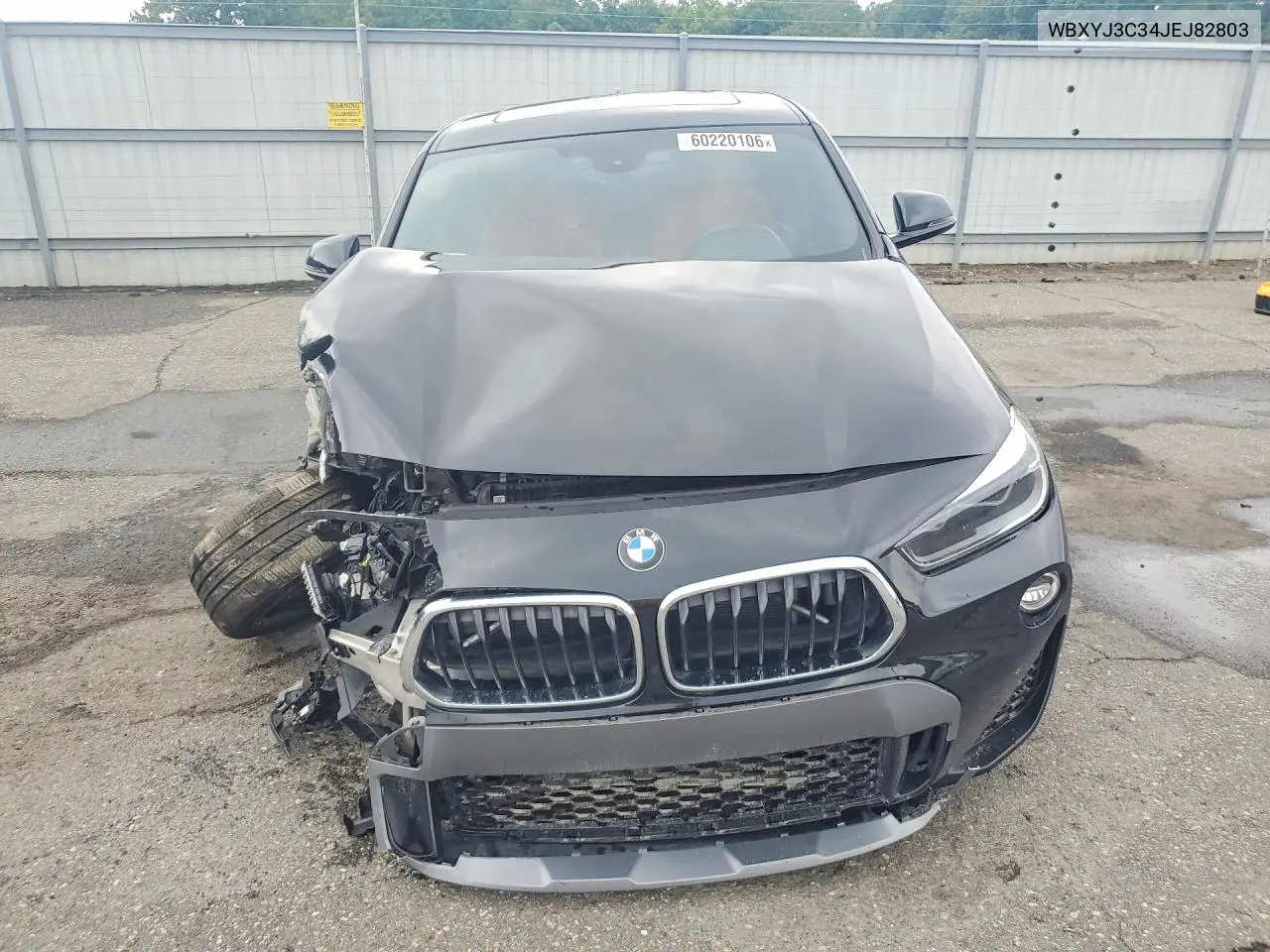 2018 BMW X2 Sdrive28I VIN: WBXYJ3C34JEJ82803 Lot: 60220106