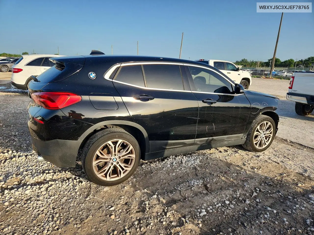 2018 BMW X2 xDrive28I VIN: WBXYJ5C3XJEF78765 Lot: 60490016