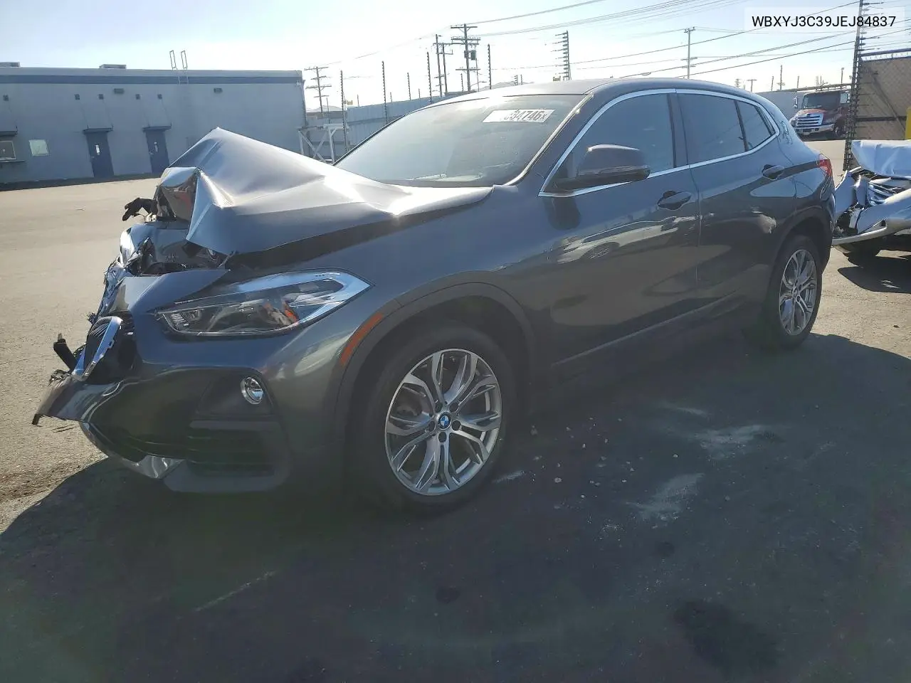 2018 BMW X2 Sdrive28I VIN: WBXYJ3C39JEJ84837 Lot: 61084746
